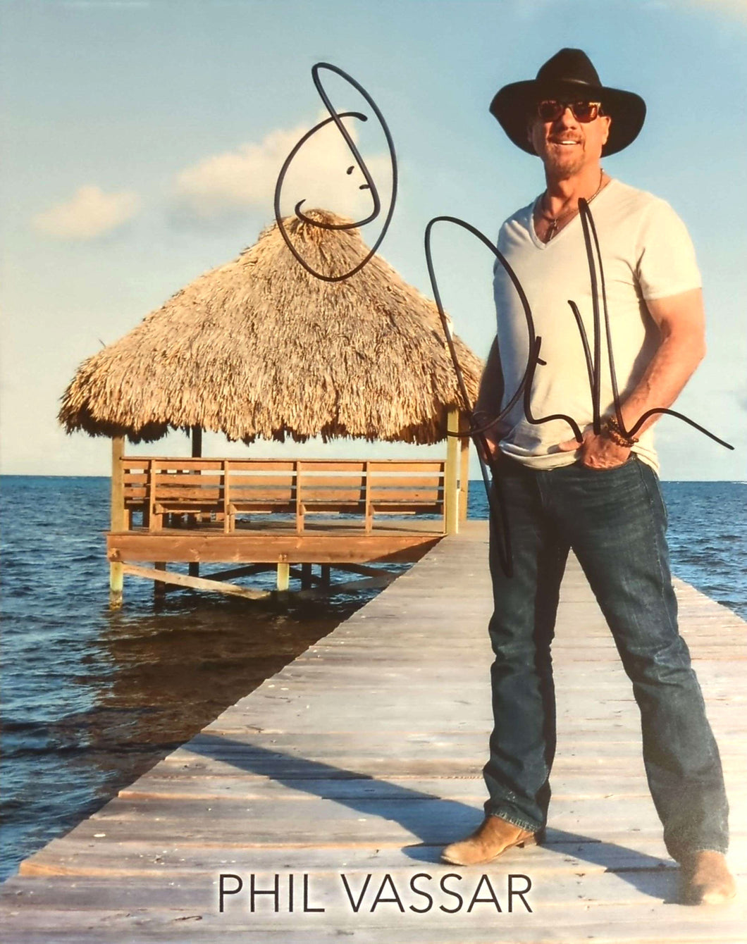 *NEW* Phil Vassar Autographed 8x10