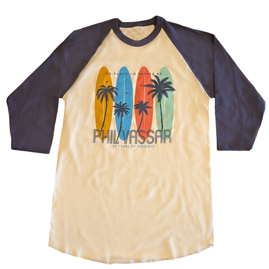 *NEW* 25 Years of Paradise 3/4 Sleeve Tee