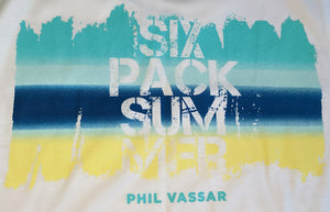 "Six Pack Summer" White Tee